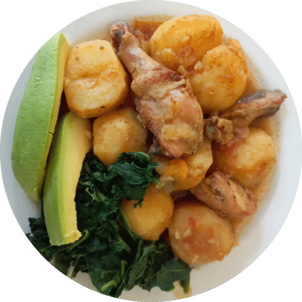 Matooke & Chicken